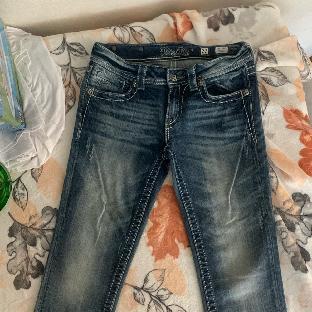 Miss Me Capri Size 27 JE5163P2 Jeans